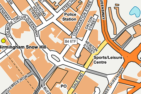 B4 6TF map - OS OpenMap – Local (Ordnance Survey) B4 6TF map - OS OpenMap – Local (Ordnance Survey)