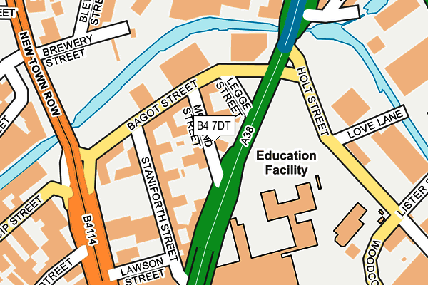B4 7DT map - OS OpenMap – Local (Ordnance Survey) B4 7DT map - OS OpenMap – Local (Ordnance Survey)