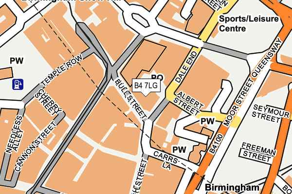 B4 7LG map - OS OpenMap – Local (Ordnance Survey) B4 7LG map - OS OpenMap – Local (Ordnance Survey)