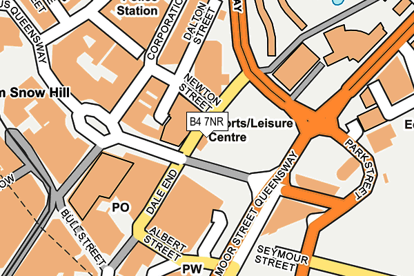 B4 7NR map - OS OpenMap – Local (Ordnance Survey) B4 7NR map - OS OpenMap – Local (Ordnance Survey)
