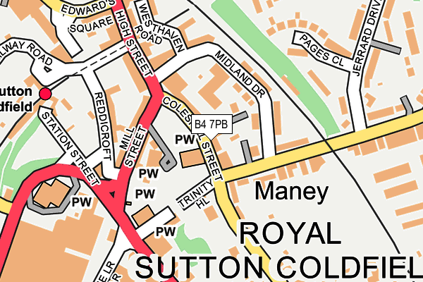 B4 7PB map - OS OpenMap – Local (Ordnance Survey) B4 7PB map - OS OpenMap – Local (Ordnance Survey)