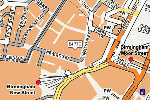 B4 7TE map - OS OpenMap – Local (Ordnance Survey) B4 7TE map - OS OpenMap – Local (Ordnance Survey)