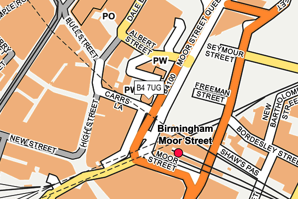 B4 7UG map - OS OpenMap – Local (Ordnance Survey) B4 7UG map - OS OpenMap – Local (Ordnance Survey)