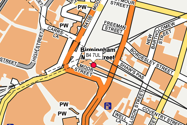 B4 7UL map - OS OpenMap – Local (Ordnance Survey) B4 7UL map - OS OpenMap – Local (Ordnance Survey)