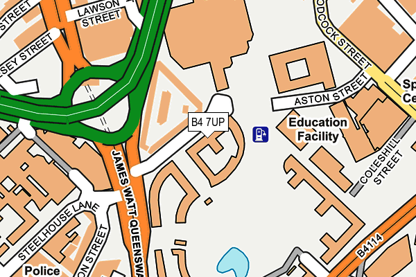 B4 7UP map - OS OpenMap – Local (Ordnance Survey) B4 7UP map - OS OpenMap – Local (Ordnance Survey)