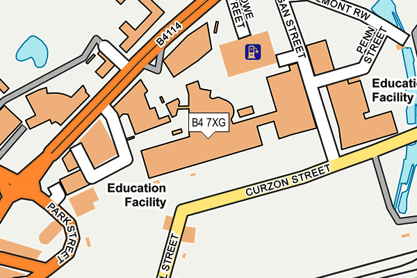 B4 7XG map - OS OpenMap – Local (Ordnance Survey) B4 7XG map - OS OpenMap – Local (Ordnance Survey)