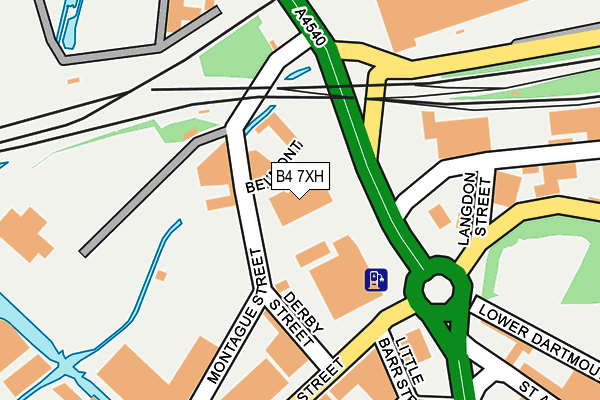 B4 7XH map - OS OpenMap – Local (Ordnance Survey) B4 7XH map - OS OpenMap – Local (Ordnance Survey)