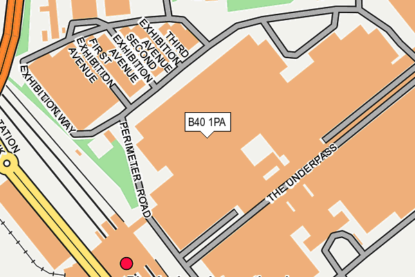 B40 1PA map - OS OpenMap – Local (Ordnance Survey) B40 1PA map - OS OpenMap – Local (Ordnance Survey)
