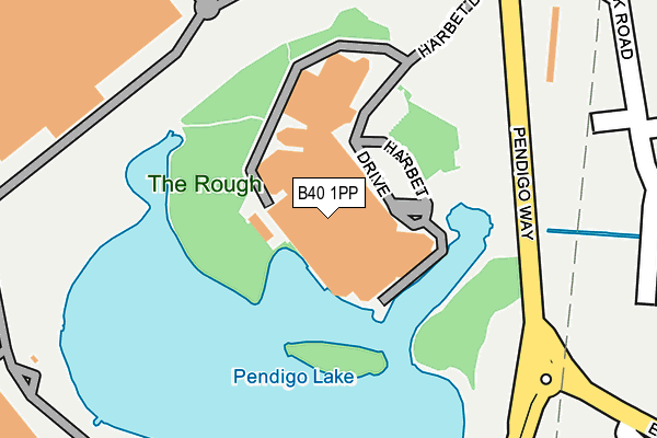 B40 1PP map - OS OpenMap – Local (Ordnance Survey) B40 1PP map - OS OpenMap – Local (Ordnance Survey)