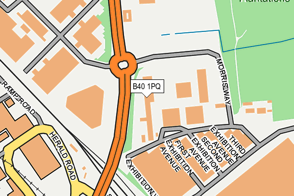 B40 1PQ map - OS OpenMap – Local (Ordnance Survey) B40 1PQ map - OS OpenMap – Local (Ordnance Survey)