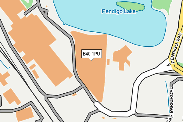 B40 1PU map - OS OpenMap – Local (Ordnance Survey) B40 1PU map - OS OpenMap – Local (Ordnance Survey)