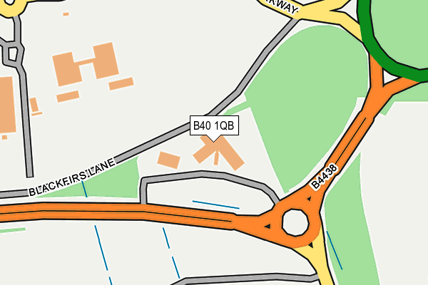 B40 1QB map - OS OpenMap – Local (Ordnance Survey) B40 1QB map - OS OpenMap – Local (Ordnance Survey)
