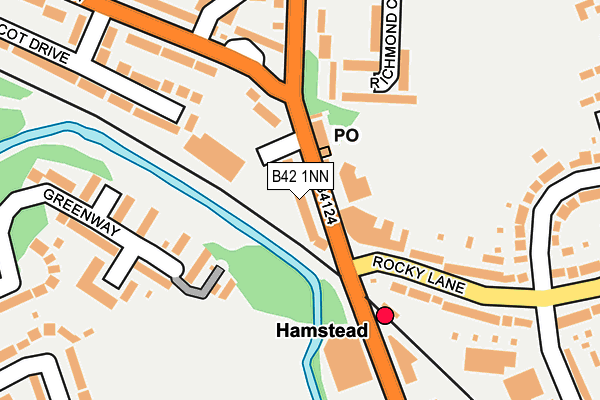 B42 1NN map - OS OpenMap – Local (Ordnance Survey) B42 1NN map - OS OpenMap – Local (Ordnance Survey)