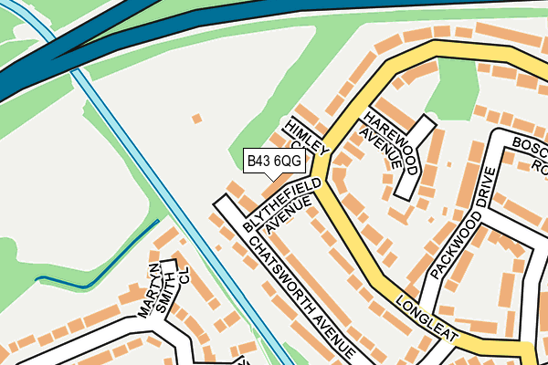 B43 6QG map - OS OpenMap – Local (Ordnance Survey) B43 6QG map - OS OpenMap – Local (Ordnance Survey)