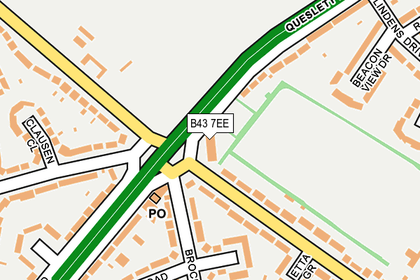 B43 7EE map - OS OpenMap – Local (Ordnance Survey) B43 7EE map - OS OpenMap – Local (Ordnance Survey)