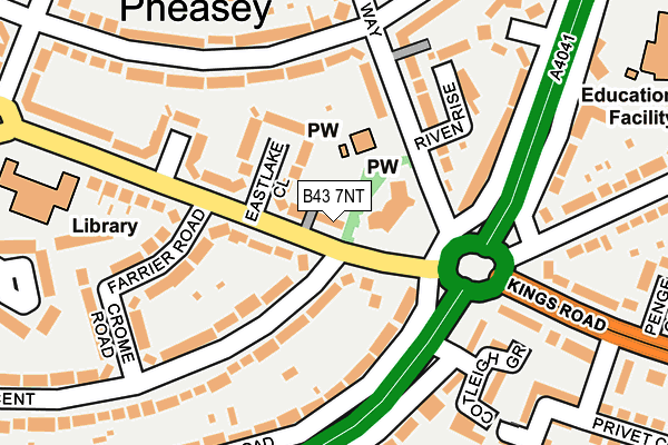 B43 7NT map - OS OpenMap – Local (Ordnance Survey) B43 7NT map - OS OpenMap – Local (Ordnance Survey)