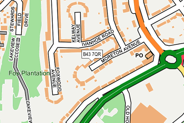 B43 7QR map - OS OpenMap – Local (Ordnance Survey) B43 7QR map - OS OpenMap – Local (Ordnance Survey)