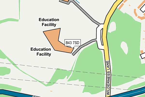 B43 7SD map - OS OpenMap – Local (Ordnance Survey) B43 7SD map - OS OpenMap – Local (Ordnance Survey)