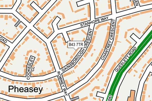 B43 7TR map - OS OpenMap – Local (Ordnance Survey) B43 7TR map - OS OpenMap – Local (Ordnance Survey)