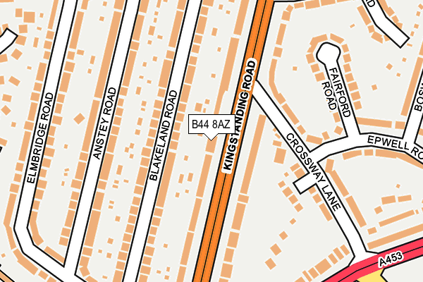 B44 8AZ map - OS OpenMap – Local (Ordnance Survey) B44 8AZ map - OS OpenMap – Local (Ordnance Survey)