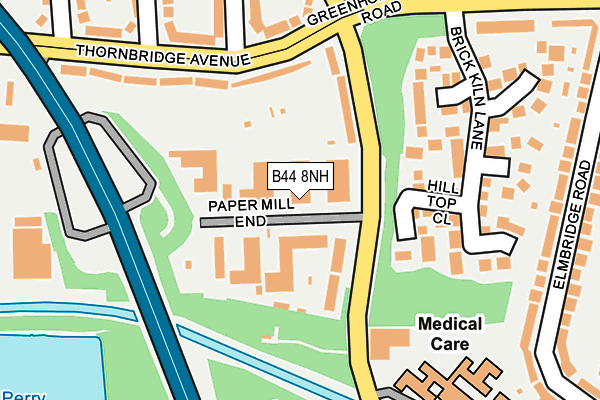 B44 8NH map - OS OpenMap – Local (Ordnance Survey) B44 8NH map - OS OpenMap – Local (Ordnance Survey)