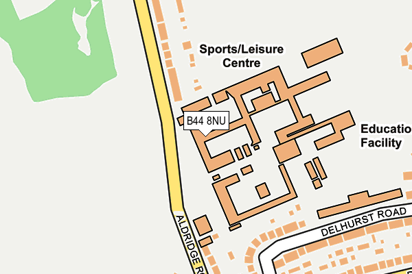 B44 8NU map - OS OpenMap – Local (Ordnance Survey) B44 8NU map - OS OpenMap – Local (Ordnance Survey)