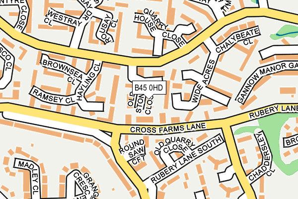 B45 0HD map - OS OpenMap – Local (Ordnance Survey) B45 0HD map - OS OpenMap – Local (Ordnance Survey)