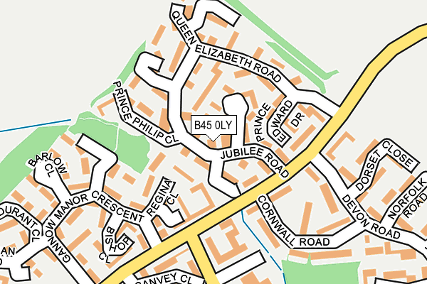 B45 0LY map - OS OpenMap – Local (Ordnance Survey) B45 0LY map - OS OpenMap – Local (Ordnance Survey)