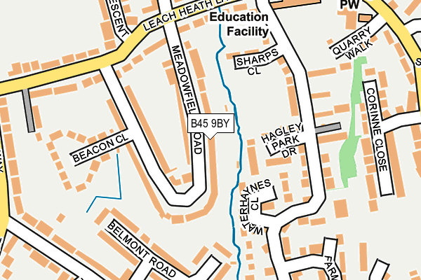 B45 9BY map - OS OpenMap – Local (Ordnance Survey) B45 9BY map - OS OpenMap – Local (Ordnance Survey)