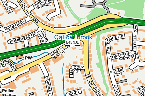 B45 9JL map - OS OpenMap – Local (Ordnance Survey) B45 9JL map - OS OpenMap – Local (Ordnance Survey)