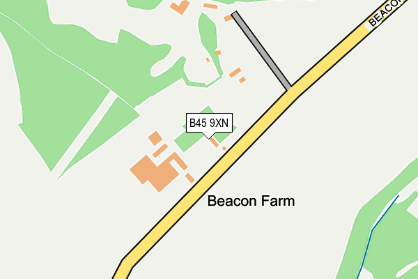 B45 9XN map - OS OpenMap – Local (Ordnance Survey) B45 9XN map - OS OpenMap – Local (Ordnance Survey)