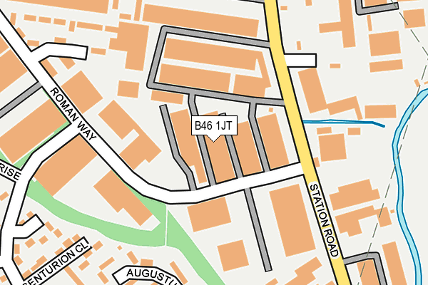B46 1JT map - OS OpenMap – Local (Ordnance Survey) B46 1JT map - OS OpenMap – Local (Ordnance Survey)