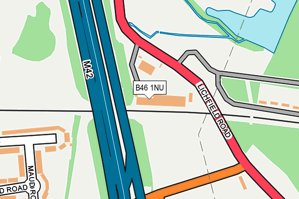 B46 1NU map - OS OpenMap – Local (Ordnance Survey) B46 1NU map - OS OpenMap – Local (Ordnance Survey)
