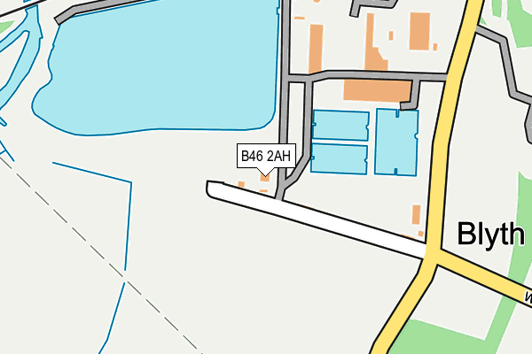 B46 2AH map - OS OpenMap – Local (Ordnance Survey) B46 2AH map - OS OpenMap – Local (Ordnance Survey)