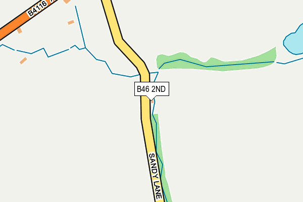 B46 2ND map - OS OpenMap – Local (Ordnance Survey) B46 2ND map - OS OpenMap – Local (Ordnance Survey)