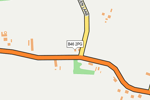 B46 2PG map - OS OpenMap – Local (Ordnance Survey) B46 2PG map - OS OpenMap – Local (Ordnance Survey)