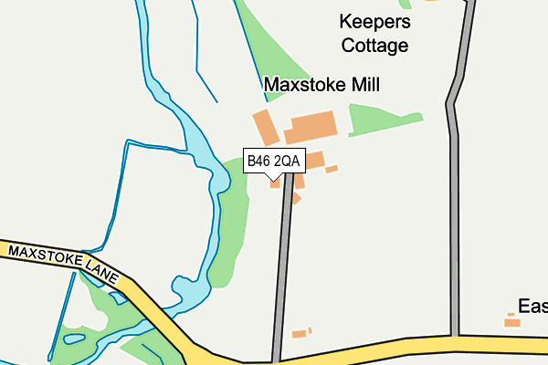 B46 2QA map - OS OpenMap – Local (Ordnance Survey) B46 2QA map - OS OpenMap – Local (Ordnance Survey)