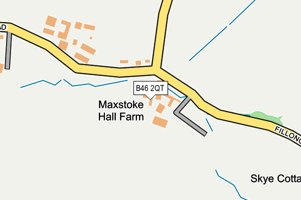 B46 2QT map - OS OpenMap – Local (Ordnance Survey) B46 2QT map - OS OpenMap – Local (Ordnance Survey)