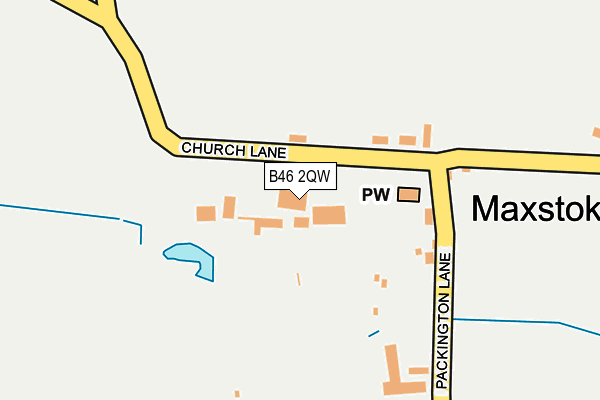 B46 2QW map - OS OpenMap – Local (Ordnance Survey) B46 2QW map - OS OpenMap – Local (Ordnance Survey)