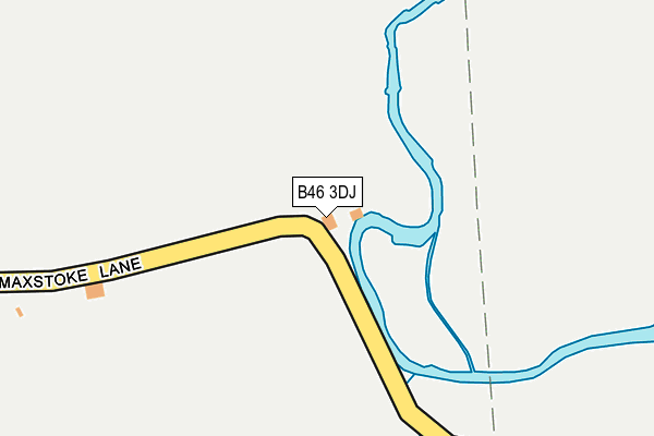 B46 3DJ map - OS OpenMap – Local (Ordnance Survey) B46 3DJ map - OS OpenMap – Local (Ordnance Survey)