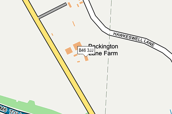 B46 3JJ map - OS OpenMap – Local (Ordnance Survey) B46 3JJ map - OS OpenMap – Local (Ordnance Survey)