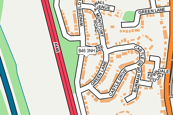 B46 3NH map - OS OpenMap – Local (Ordnance Survey) B46 3NH map - OS OpenMap – Local (Ordnance Survey)