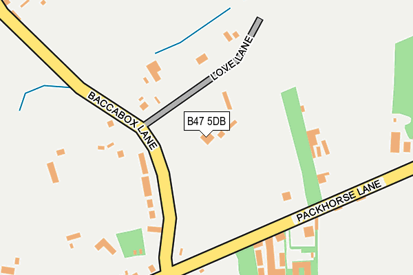 B47 5DB map - OS OpenMap – Local (Ordnance Survey) B47 5DB map - OS OpenMap – Local (Ordnance Survey)