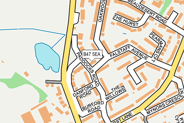 B47 5EA map - OS OpenMap – Local (Ordnance Survey) B47 5EA map - OS OpenMap – Local (Ordnance Survey)