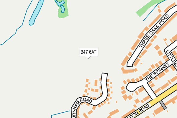 B47 6AT map - OS OpenMap – Local (Ordnance Survey) B47 6AT map - OS OpenMap – Local (Ordnance Survey)