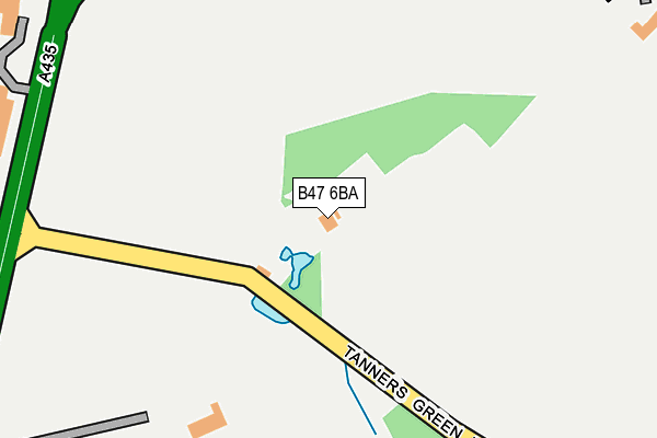 B47 6BA map - OS OpenMap – Local (Ordnance Survey) B47 6BA map - OS OpenMap – Local (Ordnance Survey)