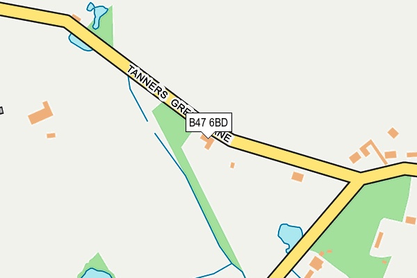 B47 6BD map - OS OpenMap – Local (Ordnance Survey) B47 6BD map - OS OpenMap – Local (Ordnance Survey)