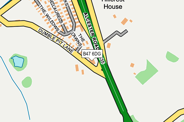 B47 6DG map - OS OpenMap – Local (Ordnance Survey) B47 6DG map - OS OpenMap – Local (Ordnance Survey)