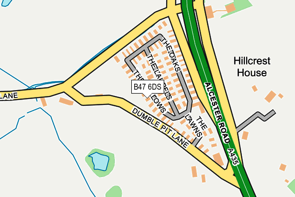 B47 6DS map - OS OpenMap – Local (Ordnance Survey) B47 6DS map - OS OpenMap – Local (Ordnance Survey)