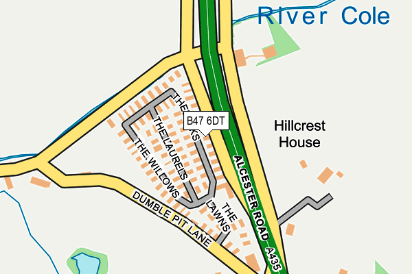 B47 6DT map - OS OpenMap – Local (Ordnance Survey) B47 6DT map - OS OpenMap – Local (Ordnance Survey)